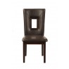 Alpine Furniture Segundo Side Chairs in Espresso - Front