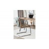 Ansel Dining Chair Grazed Brown Leather - Set Of Two-1