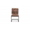 Ansel Dining Chair Grazed Brown Leather - Set Of Two-2