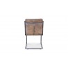 Ansel Dining Chair Grazed Brown Leather - Set Of Two-3