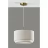 Adesso Finley Double Layer Pendant - Adesso Finley Double Layer Pendant