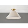 Adesso Finley Tapered Flush Mount  - Adesso Finley Tapered Flush Mount 