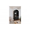 Wilde Display Cabinet Black Oak-1