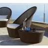Cane-Line Kingston Footstool, Large outdoor  - Cane-Line Kingston Footstool, Large outdoor 