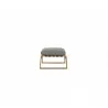 Cane-Line Endless Soft Footstool, Incl. Grey Cane-Line AirTouch Cushion Set  ,Cane-line Soft Rope, Dark grey, teak legs Image 1 - Cane-Line Endless Soft Footstool, Incl. Grey Cane-Line AirTouch Cushion Set  ,Cane-line Soft Rope, Dark grey, teak legs Image 1
