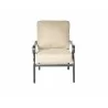 Alfresco Home Newbury Cast Aluminum Deep Seating Set - Lounge Chair - Front - Alfresco Home Newbury Cast Aluminum Deep Seating Set - Lounge Chair - Front