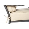 Alfresco Home Newbury Cast Aluminum Deep Seating Set - Lounge Chair - Frame Close-up