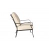 Alfresco Home Newbury Cast Aluminum Deep Seating Set - Lounge Chair - Side