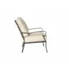 Alfresco Home Newbury Cast Aluminum Deep Seating Set - Lounge Chair - Side - Alfresco Home Newbury Cast Aluminum Deep Seating Set - Lounge Chair - Side