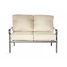 Alfresco Home Newbury Cast Aluminum Deep Seating Set - Sofa Lounge - Front - Alfresco Home Newbury Cast Aluminum Deep Seating Set - Sofa Lounge - Front