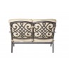 Alfresco Home Newbury Cast Aluminum Deep Seating Set - Sofa Chair - Back