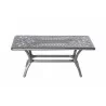 Alfresco Home Newbury Cast Aluminum Deep Seating Set - Table - Front - Alfresco Home Newbury Cast Aluminum Deep Seating Set - Table - Front