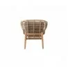 Cane-Line Strington Lounge Chair back view - Cane-Line Strington Lounge Chair back view