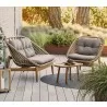 Cane-Line Strington 2-Seater Sofa W/Teak Frame, Incl. Cane-Line AirTouch Cushions, Cane-Line Weave Outdoor  - Cane-Line Strington 2-Seater Sofa W/Teak Frame, Incl. Cane-Line AirTouch Cushions, Cane-Line Weave Outdoor 