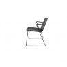 Cane-Line Vision Armchair, Stackable  side view