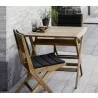 Cane-Line Flip Folding Table Small & Chair - Cane-Line Flip Folding Table Small & Chair