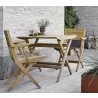 Cane-Line Flip Folding Table Set  - Cane-Line Flip Folding Table Set 