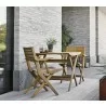 Cane-Line Flip Folding Table Small Side View - Cane-Line Flip Folding Table Small Side View