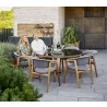 Cane-Line Aspect Dining Table Outdoor View 3 - Cane-Line Aspect Dining Table Outdoor View 3
