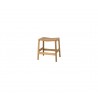 Cane-Line Flip Stool, Stackable,Teak