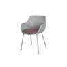 Cane-Line Vibe Armchair Gray with Dark bordeaux, Cane-line Wove