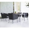 Cane-Line Mega Dining Chair, Incl. Grey Cane-Line AirTouch Cushions Image 3