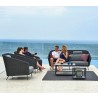 Cane-Line Mega Lounge Chair, Incl. Grey Cushion Set
