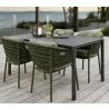 Cane-Line Pure Dining Table Base, 59.1"x35.5", Aluminium - Cane-Line Pure Dining Table Base, 59.1"x35.5", Aluminium