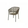 Cane-Line Ocean Chair, Stackable, Cane-Line Soft Rope Image 9 - Cane-Line Ocean Chair, Stackable, Cane-Line Soft Rope Image 9