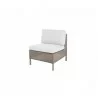 Cane-Line Connect Dining Lounge Single Seater Module White - Cane-Line Connect Dining Lounge Single Seater Module White