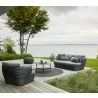 Cane-line Basket 2-seater sofa, incl. AirTouch Cushions - long view - Cane-line Basket 2-seater sofa, incl. AirTouch Cushions - long view