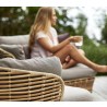 Cane-Line Basket 2-Seater Sofa Natural Armrest
