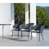 Cane-Line Trinity Chair, Stackable set view