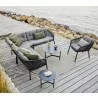 Cane-Line Ocean lounge chair, stackable, Cane-line Soft Rope outdoor view - Cane-Line Ocean lounge chair, stackable, Cane-line Soft Rope outdoor view