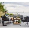 Cane-Line Ocean 2-Seater Sofa, Left Module hotel view