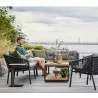 Cane-Line Ocean 2-Sseater Sofa, Right Module outdoor view - Cane-Line Ocean 2-Sseater Sofa, Right Module outdoor view