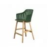 Cane-Line Choice Counter Chair Base W/4 Legs INDOOR/OUTDOOR Dark Green - Cane-Line Choice Counter Chair Base W/4 Legs INDOOR/OUTDOOR Dark Green