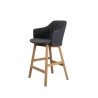Cane-Line Choice Counter Chair Base W/4 Legs INDOOR/OUTDOOR Black