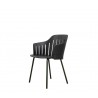 Cane-Line Choice Chair Base W/4 Legs Steel INDOOR Black, steel