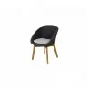 Cane-Line Peacock Chair W/Teak Legs, Light grey, Cane-line Focus - Cane-Line Peacock Chair W/Teak Legs, Light grey, Cane-line Focus