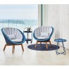 Cane-Line Peacock Lounge Chair W/Teak Legs, Cane-Line Weave front  image 1