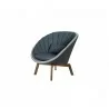 Cane-Line Peacock Lounge Chair W/Teak Legs, Cane-Line Weave Img 2 - Cane-Line Peacock Lounge Chair W/Teak Legs, Cane-Line Weave Img 2