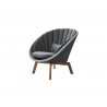 Cane-Line Peacock Lounge Chair W/Teak Legs, Cane-Line Weave Img 3