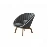 Cane-Line Peacock Lounge Chair W/Teak Legs, Cane-Line Weave Img 3 - Cane-Line Peacock Lounge Chair W/Teak Legs, Cane-Line Weave Img 3