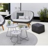 Cane-Line Cube Footstool  & Sofa Set