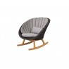 Cane-Line Peacock Rocking Chair Grey