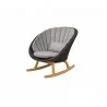 Cane-Line Peacock Rocking Chair Grey - Cane-Line Peacock Rocking Chair Grey