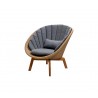 Cane-Line Peacock Lounge Chair W/Teak Legs, Cane-Line Weave Img 4 