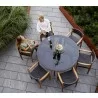 Cane-Line Aspect Dining Table Outdoor View 5 - Cane-Line Aspect Dining Table Outdoor View 5
