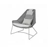 Cane-Line-Breeze-Highback-Chair Light Grey White Cushion - Cane-Line-Breeze-Highback-Chair Light Grey White Cushion